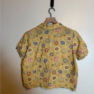 Marine Layer‎ Daydream Retro Hibiscus Pajama Top thumbnail 5