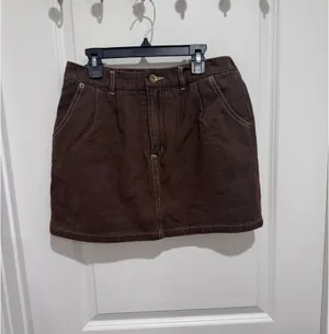 Vestique Brown Denim Skort thumbnail 2