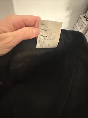 NWOT Agolde Nico bootcut jeans black 27 thumbnail 7