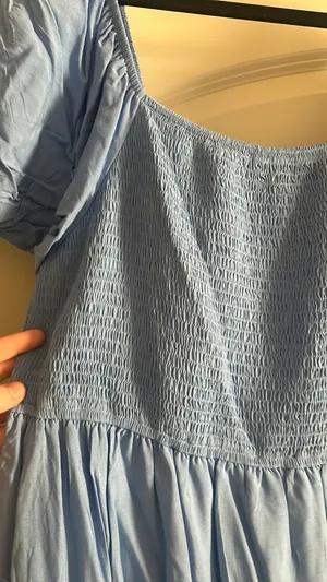 Flowy Blue Dress Size XL thumbnail 6