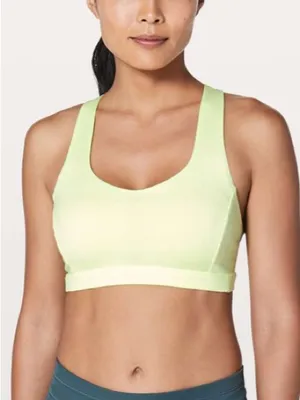 Lululemon Free To Be Serene Bra Fluro Citrus 8 thumbnail 1