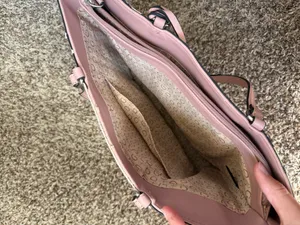 Guess Los Angeles Blush Pink Tote Bag Purse thumbnail 5