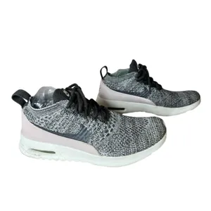 Nike‎ Max Air Thea Ultra Flynet Oreo Sneaker 7 Sock-like Fit Comfort Black Pink thumbnail 3