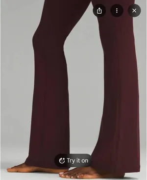 Lululemon Groove Nulu Super-high-rise Flared Women Pants - Garnet thumbnail 4