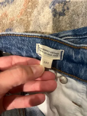 Womens Madewell Perfect Vintage Wide Leg Cropped thumbnail 2