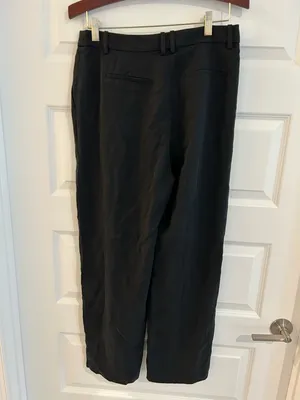 J Crew Straight Leg Pants Black Size 8 thumbnail 7