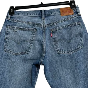 Levi’s 501 SZ W27 L27 Patchwork Jeans Ragged Lands Button-Fly Distressed Frayed thumbnail 5