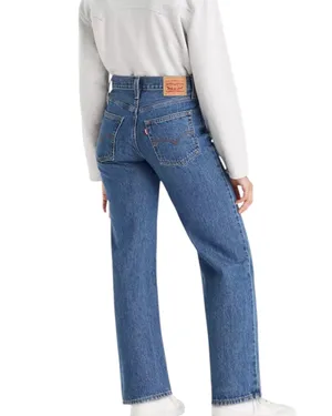 Levi’s 94 Baggy Jeans Denim Straight Leg Medium Wash Blue 30 10 thumbnail 2