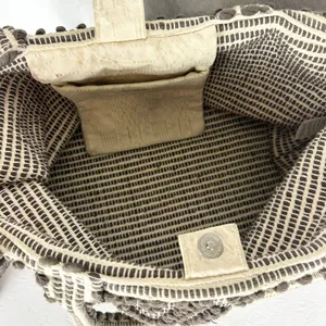 Antonello Tedde Capriccioli Handwoven Eco Luxury Handbag Large Rombi Linen thumbnail 11