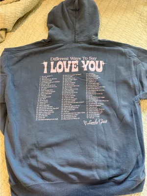Lonely Ghost Sweatshirt Different Ways to Say I Love You thumbnail 3