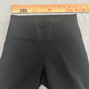 Fabletics PowerHold Black High Waisted Biker Shorts with Pockets Womens thumbnail 4