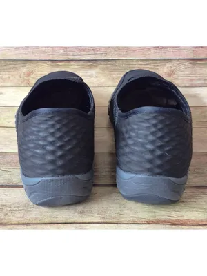 Skechers Slip In Shoes Womens 8.5 Breathe Easy Roll With Me Memory Foam Black thumbnail 9