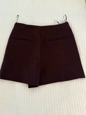 Zara Maroon Skort thumbnail 3
