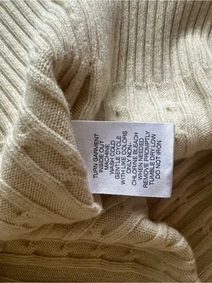 Vintage Butter Yellow V-Neck Cable Knit Sweater Coquette Fairy Granny Layer thumbnail 4