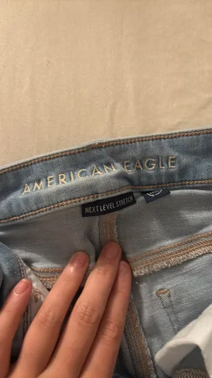 American Eagle Jeans Skinny Stretch Next Level light wash thumbnail 2