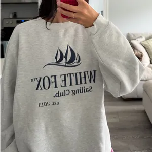 White Fox Grey Crewneck thumbnail 2