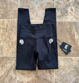 Darc Sport Dual Wolf Energy Full Length Leggings Black Size XS thumbnail 1
