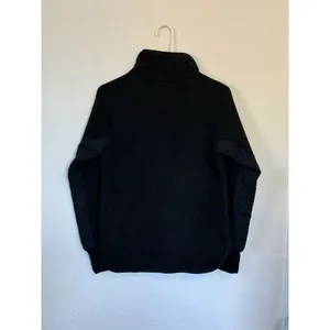 Abercrombie‎ & Fitch Black Quilted Snap Long Sleeve Black Sweatshirt Size XS thumbnail 7