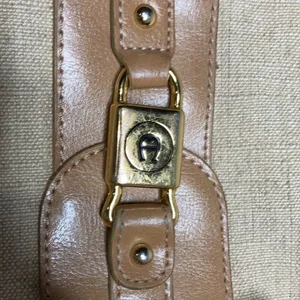 Etienne Aigner woven‎ purse tan thumbnail 2