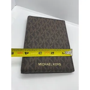 NWOT Michael Kors Jet Set Travel Passport Holder Wallet - Brown thumbnail 8