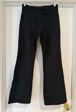 Black Flared Yoga Pants thumbnail 1