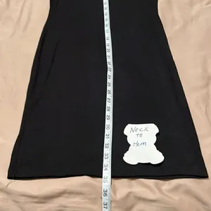 NWT enough about me size small sleeveless ruffled bodice dress thumbnail 8
