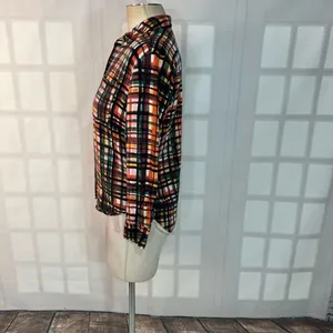🔥🔥5 for $25🔥🔥Sunday best aritzia colorful plaid long sleeve button down shirt thumbnail 6