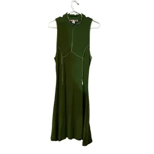 Urban Outfitters Deja Seamed Ribbed Cutout Back High Neck Mini Dress‎ Size Large thumbnail 3