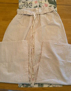 H/G Linen Pans Tan Size M thumbnail 1