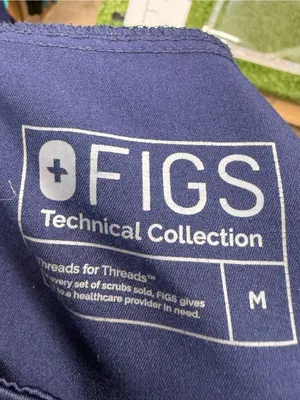 Figs Moto Scrub Pant Navy Blue‎ Stretch Pull On Medical Women’s Medium TW2022 thumbnail 6