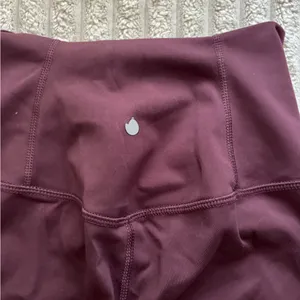 90 Degree by Reflex burgundy high waist leggings thumbnail 4