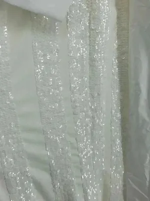 Rebecca Vallance Davina Bow Wedding Gown Ivory Mermaid Sequin Dress Sz 6 NWT thumbnail 5