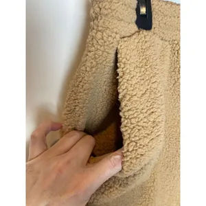 Blank NYC Tan Camel Teddy Bear Sherpa‎ Fleece Elastic Waist Jogger Pants Size M thumbnail 7