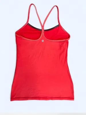 Lululemon Power Y Tank Coral Strappy Racerback Top Yoga Pilates Gym Loungewear thumbnail 5
