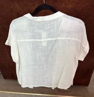 White Button Down Top thumbnail 3