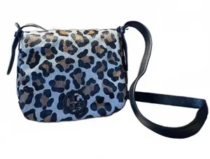 Tory Burch Leopard Print Cow Fur Crossbody Bag thumbnail 1