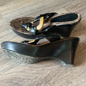 Carlos Santana Wedge Sandals Size 8 thumbnail 7