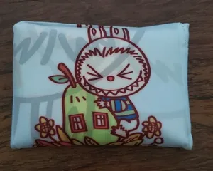 Labubu Chic Kawaii Retro Eco Friendly Trendy Packable Sturdy Reusable Nylon Bag thumbnail 1