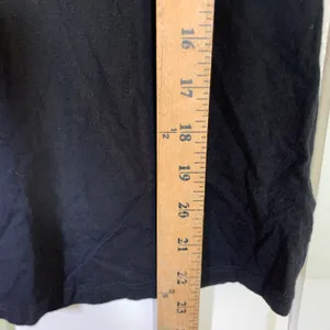 Lauren Ralph Lauren Black Cotton Modal Cap Sleeve Basics Top XL Preppy Minimal thumbnail 6