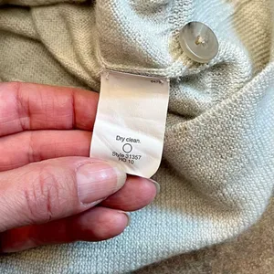 J. Crew Merino Wool Button Up Tunic Cardigan XS thumbnail 8
