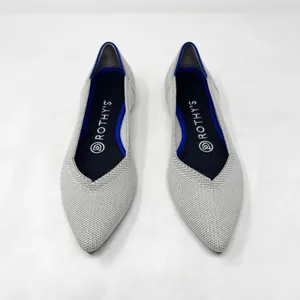 [Rothy’s] The Point Birdseye Gray Slip On Washable Ballet Flats Pointed Toe 6.5 thumbnail 2