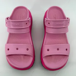 Crocs Classic Mega Crush Sandals Pink Women 7 Chunky Platform Y2K Statement thumbnail 3