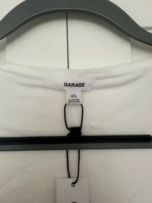 Garage Crop Top White thumbnail 2