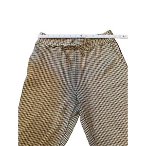 Maeve by Anthropologie Tan Plaid Pull on Pants Sz XS‎ thumbnail 3