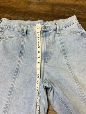 Gap Stride High Rise Wide Leg Jeans Women's 29/8 Light Indigo thumbnail 4