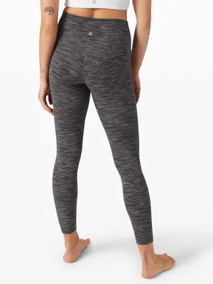 Lululemon Align Pant 25” Wee Are From Space Dark Carbon Ice Grey‎ Size 6 thumbnail 2