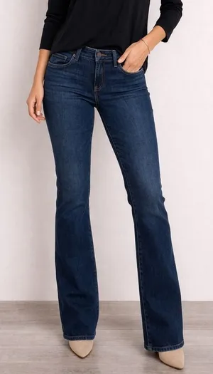 Abercrombie & Fitch The A&F Boot Dark Wash Jeans 10R W30‎ L33 Bootcut Flare thumbnail 1