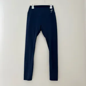 gymshark navy training leggings thumbnail 2