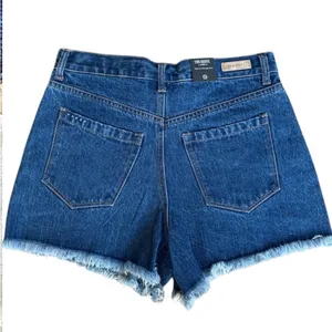 NWT BLANK NYC The Reeve High Rise Silver Dream Denim Shorts Size 28 Retail $98 thumbnail 7