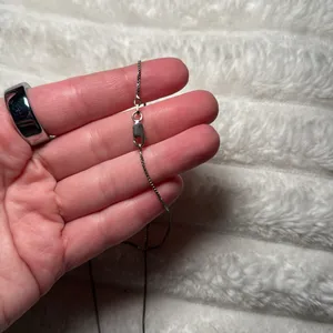 EP Jewels P Initial Necklace Silver thumbnail 3